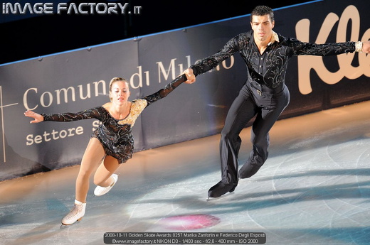 2008-10-11 Golden Skate Awards 0257 Marika Zanforlin e Federico Degli Esposti